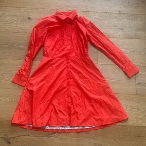 Verpertine NYC Vibrant Red Long Sleeve Dress midi M